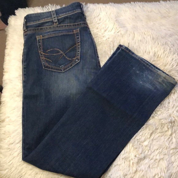 Silver Jeans Suki boot cut dark wash denim